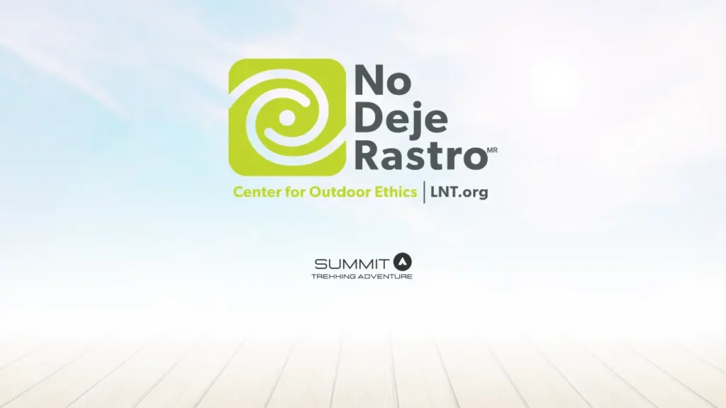 7 principios de No Deje Rastro en actividades outdoor en Chile