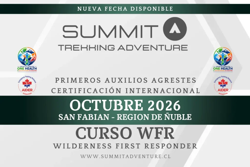 Curso WFR San Fabián Ñuble octubre 2026 – Summit Trekking Adventure